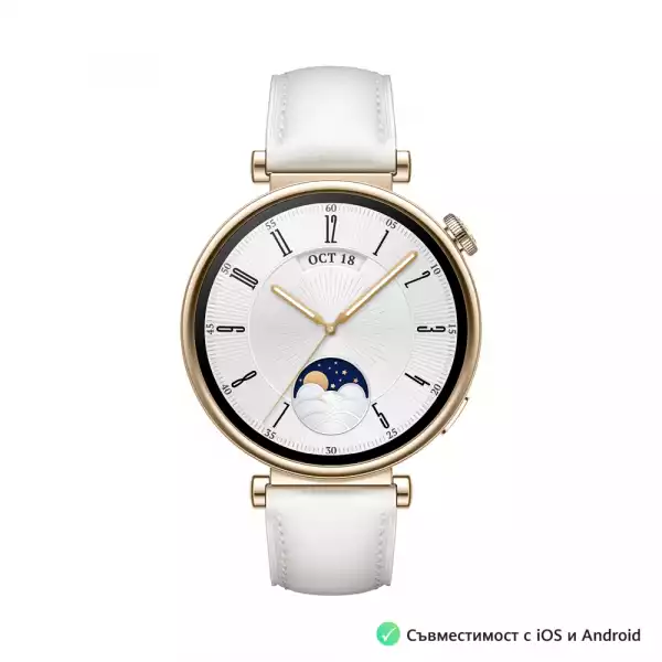 Смартчасовник Huawei GT4 Aurora-B19L (Female), Leather