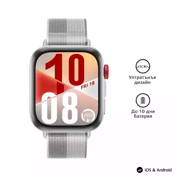 Смартчасовник Huawei Watch Fit 4, Seiya-B19F, Gray