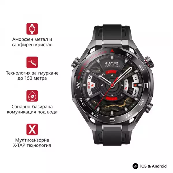 Смартчасовник Huawei Watch Ultimate 2 March-B19 Black