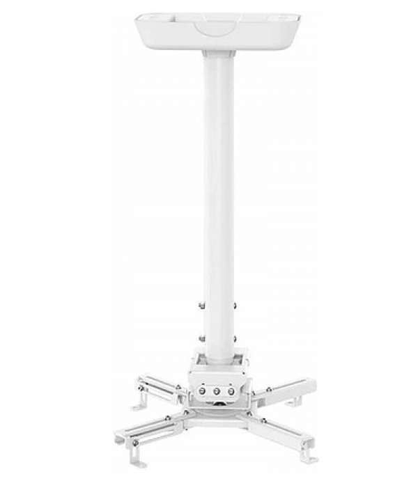 Sunne Ceiling/Bevel Projector Bracket, Ceiling to Projector 600-900mm, Tilt/Swivel -8°~+8°, 360 rotate max 25kg, universal mounting pattern up to 500mm width