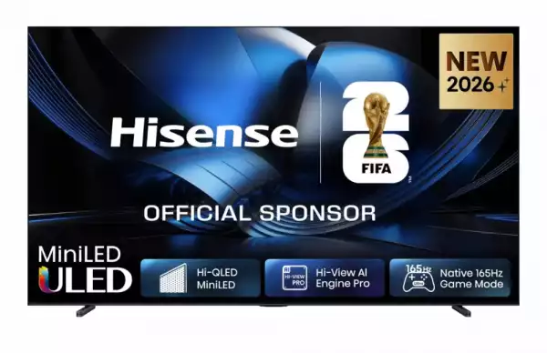 Телевизор Hisense, 100"U7SE,ULED Smart, FALD, 165Hz, 5000:1,Quantum Dot, Dolby vision IQ,Vidaa, ADS, Black