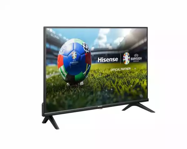 Телевизор Hisense 32" A4N, HD 1366x768,3000:1, DLED, HLG, DTS Virtual X, Smart TV, WiFi, WiFi Direct, BT, VIDAA U7,Anyview Cast, 2xHDMI, 2xUSB, LAN, CI+, DVB-T2/C/S2, Black