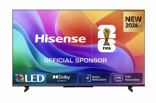 Телевизор Hisense 50" A5S, Full HD 1920x1080, QLED, Quantum Dot, HDR, HLG, DTS HD, Light Sensor, Dolby Audio, Smart TV, WiFi, WiFi Direct, 2xHDMI, 2xUSB, LAN, CI+, DVB-T2/C/S2, Black