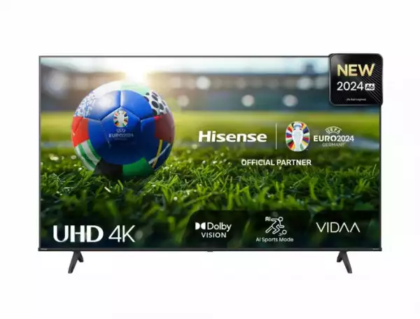 Телевизор Hisense 65" A6N, 4K Ultra HD 3840x2160, DLED, DFA, Precision Colour, HDR 10+, HLG, Dolby Vision, DTS Virtual X, Smart TV, WiFi, BT, Light Sensor, Gaming Mode, 1xHDMI2 eArc, 2xHDMI, 2xUSB, LAN, CI+, DVB-T2/C/S2, Black Телевизор Hisense 65" A6N, 4K Ultra HD 3840x2160, DLED, DFA, Precision Colour, HDR 10+, HLG, Dolby Vision, DTS Virtual X, Smart TV, WiFi, BT, Light Sensor, Gaming Mode, 1xHDMI2 eArc, 2xHDMI, 2xUSB, LAN, CI+, DVB-T2/C/S2, Black