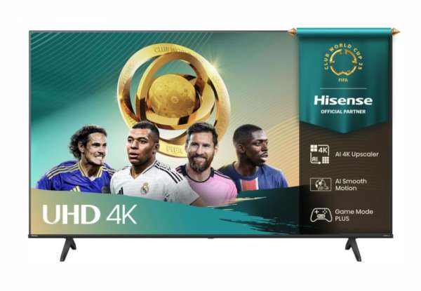 Телевизор Hisense 75" A6Q, 4K Ultra HD 3840x2160, DLED, DFA, Precision Colour, HDR 10+, HLG, Dolby Vision,Light sensor, Smart TV, WiFi, BT, AnyView Cast, Gaming Mode, 1xHDMI2 eArc, 3xHDMI, 2xUSB, LAN, CI+, DVB-T2/C/S2, Black