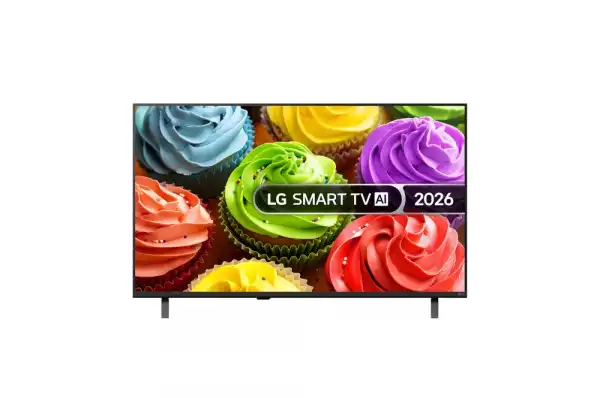 Телевизор LG 43LB65003LA, 43" LED Full HD (1,920x1,080),  DVB-T2/C/S2, webOS 26 Smart, a5 AI Processor Gen9, Resolution Upscaler, Google Cast, AI, AI Sound Pro,  WiFi 5, HDR10 / HLG, eARC (HDMI 2), Airplay2, CI, LAN, USB, Bluetooth 5.3, Two Pole Stand, Black
