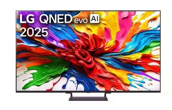 Телевизор LG 55QNED93A6A, 55" 4K HDR Smart QNED TV MiniLED, 3840x2160, 120Hz Native (VRR 165Hz), DVB-T2/C/S2, AI Alpha 8, HDR 10 PRO, webOS 24, ThinQ AI, WiFi, FreeSync Compatible, VRR, AI Upscaling, Google Cast, Virtual 9.1.2 Up-mix, Bluetooth, Hdmi, Multi View
