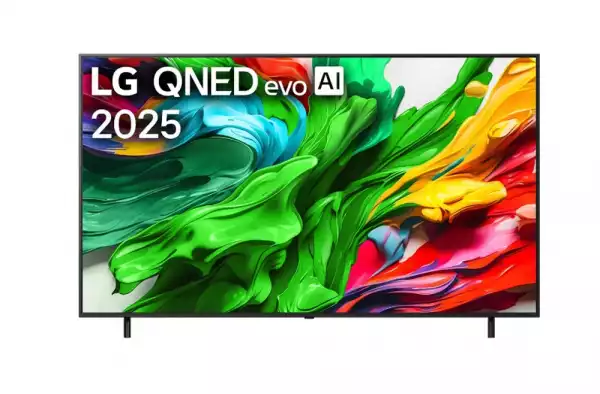 Телевизор LG 75QNED85A3C, 75" 4K QNED HDR Smart TV, 3840x2160, 120Hz Native (VRR 144Hz), DVB-T2/C/S2, ?8 AI, HDR 10 PRO, webOS 25 ThinQ, 4K Upscaling, WiFi 6, Dolby Vision, FreeSync, Google Cast, Bluetooth 5.3, AirPlay 2, LAN, CI, HDMI, SPDIF, 2 pole Stand