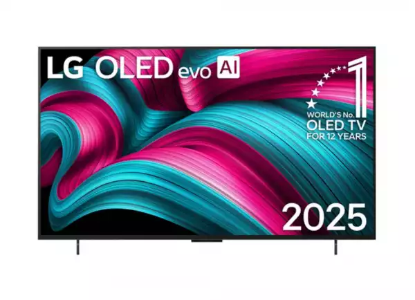 Телевизор LG OLED42C51LA, 42" UHD OLED evo, 4K (3840 x 2160), DVB-C/T2/S2, Full Cinema Screnn, Alpha 9 AI 4K Gen8, 120Hz Native (VRR 144Hz), ThinQ AI, HDR10, VRR, NVIDIA G-SYNC, AMD FreeSync, Dolby Vision, Dolby Atmos, Wi-Fi 6, Bluetooth, HDMI, USB, Airplay 2, IC