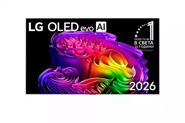 Телевизор LG OLED55G61LW, 55" UHD OLED evo, 4K (3840 x 2160), DVB-C/T2/S2, Full Cinema Screnn, Alpha 11 AI 4K, 120Hz Native (VRR 165Hz), ThinQ AI, HDR10, VRR, NVIDIA G-SYNC, AMD FreeSync, Dolby Vision, Dolby Atmos, Wi-Fi 6, Bluetooth, HDMI, USB, Airplay 2, IC slot