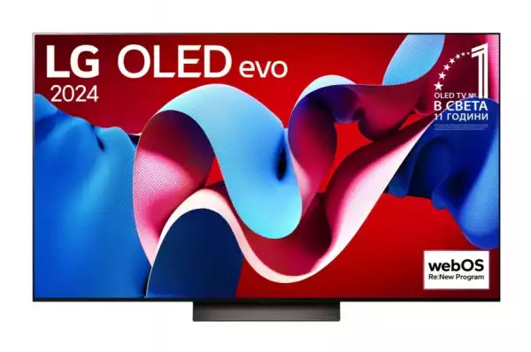 Телевизор LG OLED65C41LA, 65" UHD OLED evo, 4K (3840 x 2160), DVB-C/T2/S2, Full Cinema Screnn, Alpha 9 AI 4K Gen7, 144Hz, ThinQ AI, HDR10, VRR, NVIDIA G-SYNC, AMD FreeSync, Dolby Vision, Dolby Atmos, Wi-Fi, Bluetooth, HDMI, USB, Airplay 2, Multi View, Meteor Titan Телевизор LG OLED65C41LA, 65" UHD OLED evo, 4K (3840 x 2160), DVB-C/T2/S2, Full Cinema Screnn, Alpha 9 AI 4K Gen7, 144Hz, ThinQ AI, HDR10, VRR, NVIDIA G-SYNC, AMD FreeSync, Dolby Vision, Dolby Atmos, Wi-Fi, Bluetooth, HDMI, USB, Airplay 2, Multi View, Meteor Titan