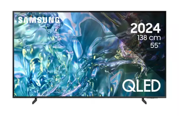 Телевизор Samsung 55" 55Q60D AI 4K QLED, SMART, Wireless, Network, PIP, Bluetooth 5.2, 3xHDMI, 2xUSB, Black