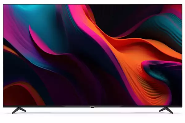 Телевизор Sharp 70GL4260E, 70" Google TV, 4K Ultra HD 3840x2160 Frameless, AQUOS, DVB-T/T2/C/S/S2, Active Motion 1000, HDR10, Dolby Atmos, Dolby Vision, Google Assistant, Chromecast, HDMI 2.1 with eARC, 3.5mm Headphone jack / line-out, USB, Wi-Fi, Bluetooth, LAN