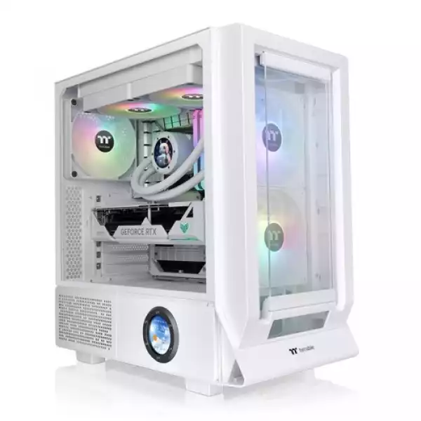 Thermaltake Ceres 350 White + Thermaltake TH360 V2 Ultra EX ARGB Sync CPU Liquid Cooler Snow Edition Thermaltake Ceres 350 White + Thermaltake TH360 V2 Ultra EX ARGB Sync CPU Liquid Cooler Snow Edition