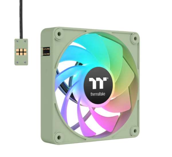 Thermaltake CT140 EX Reverse ARGB Sync PC Cooling Fan 3 Pack Magnetic Connect Matcha Green