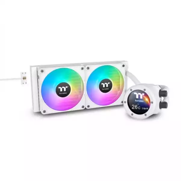 Thermaltake TH240 V2 Ultra EX ARGB Sync CPU Liquid Cooler Snow Edition