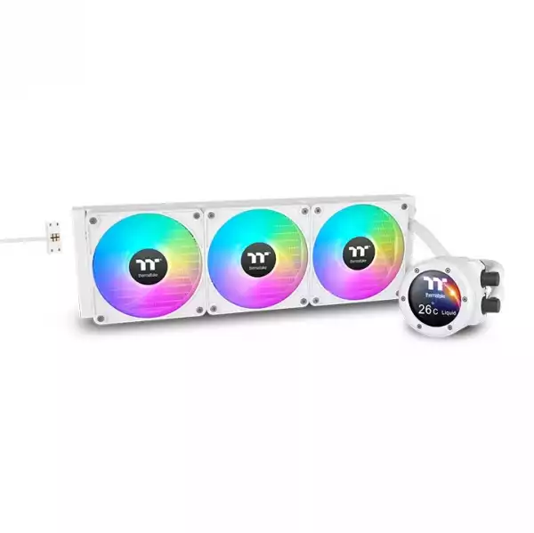 Thermaltake TH420 V2 Ultra EX ARGB Sync CPU Liquid Cooler Snow Edition