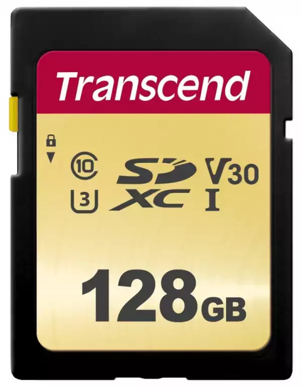 Transcend 128GB SD card UHS-I U3, MLC