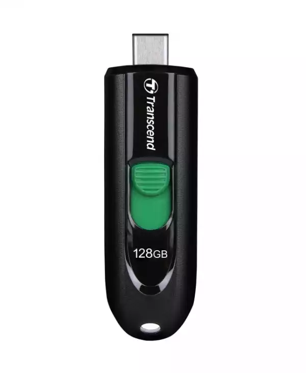 Transcend 128GB, USB3.2, Pen Drive, Type-C, Capless, Black