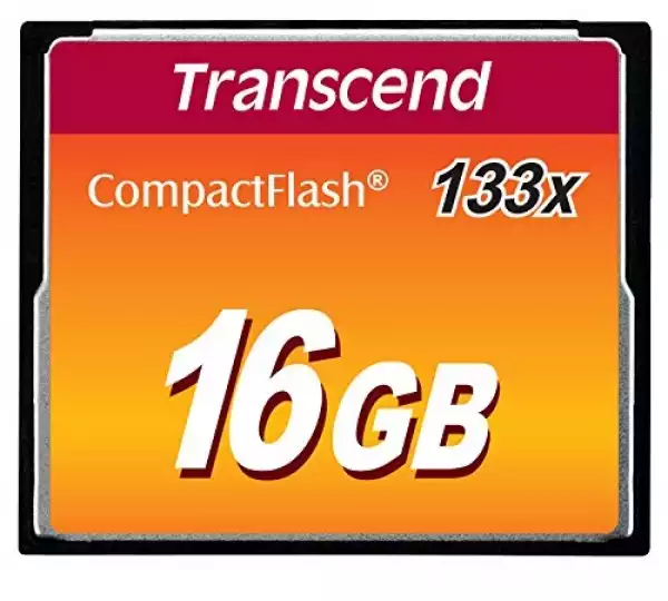 Transcend 16GB, CF Card, MLC, 133X