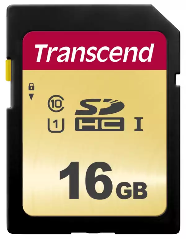 Transcend 16GB SD Card UHS-I U1, MLC