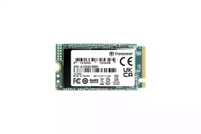 Transcend 1TB, M.2 2242, PCIe Gen3x4, NVMe, 3D TLC, DRAM-less