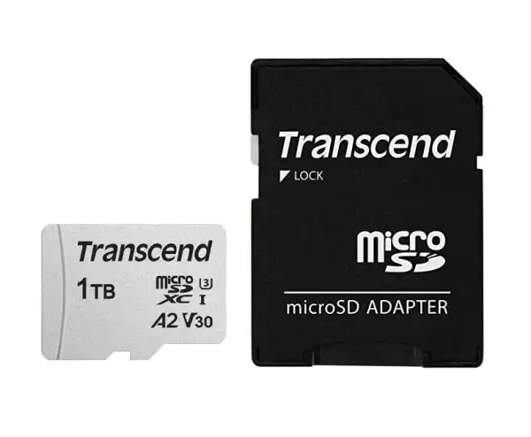 Transcend 1TB microSD w/ adapter UHS-I U3 A2