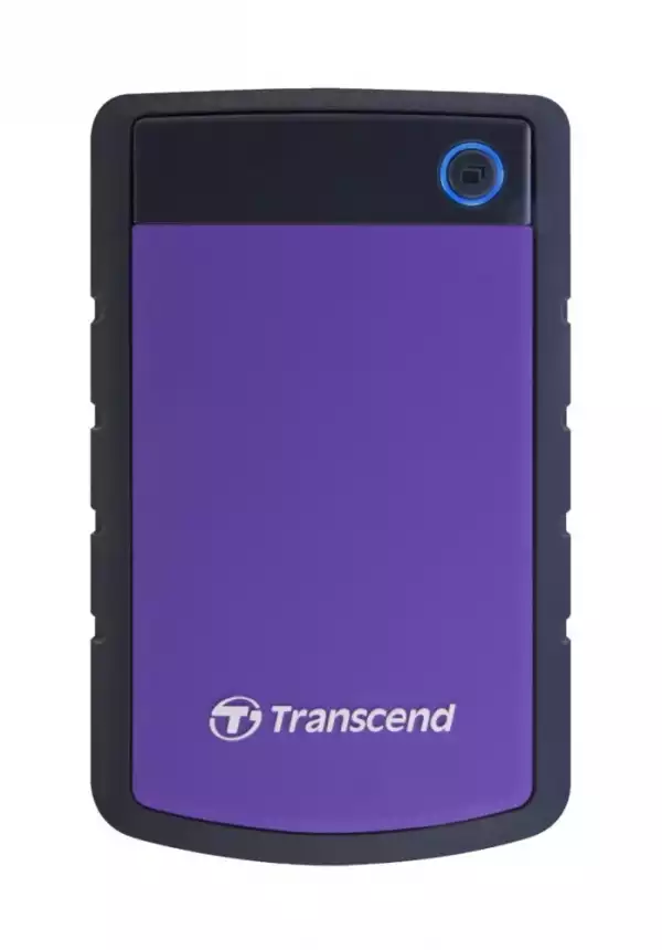Transcend 1TB, 2.5" Portable HDD, StoreJet H3, Purple, Anti-shock