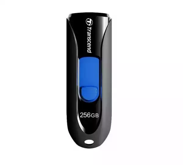 Transcend 256GB, USB3.1, Pen Drive, Capless, Black