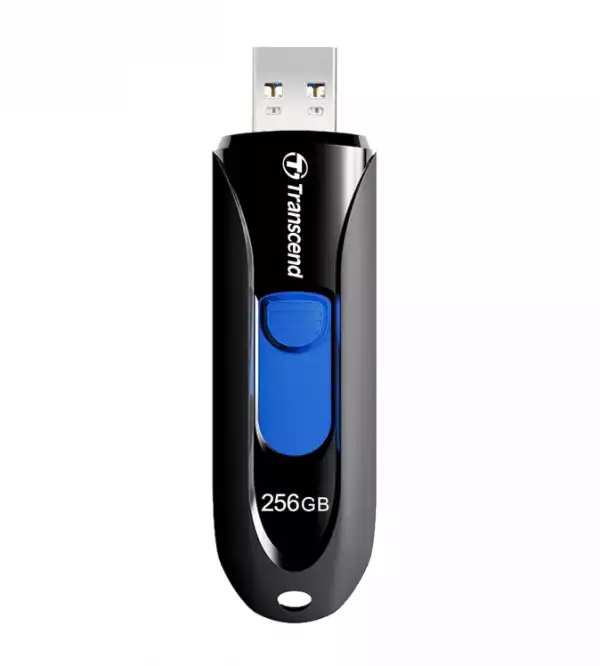 Transcend 256GB, USB3.1, Pen Drive, Capless, Black