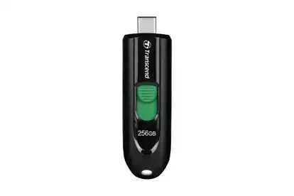 Transcend 256GB, USB3.2, Pen Drive, Type-C, Capless, Black