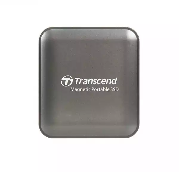 Transcend 2TB, External SSD, ESD420C, USB 20Gbps, Type C, Magsafe, Iron Gray