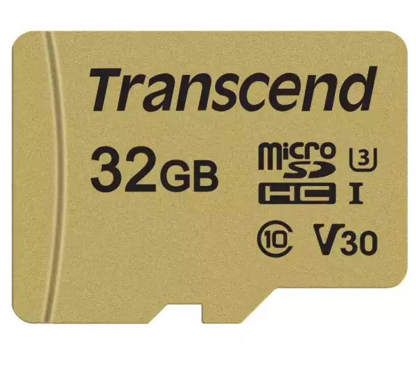Transcend 32GB micro SD UHS-I U3 (with adapter), MLC