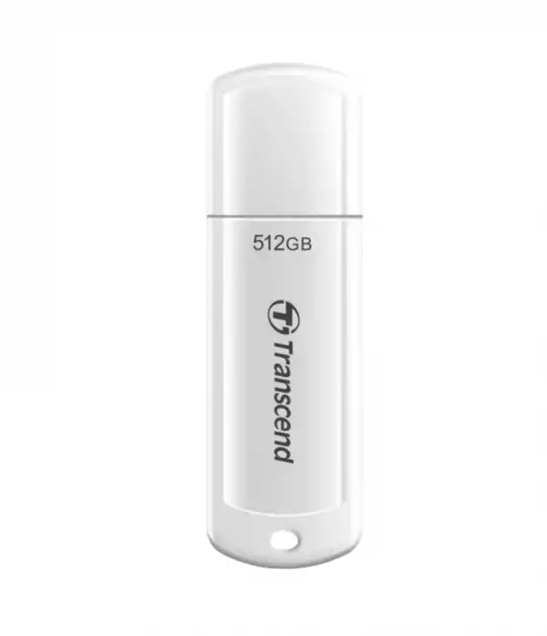Transcend 512GB, USB3.1, Flash Drive, Capless, White