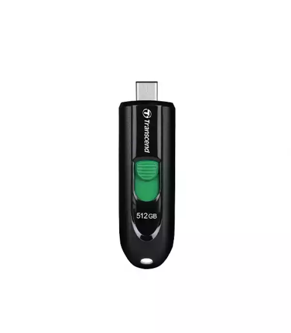 Transcend 512GB, USB3.2, Pen Drive, Type-C, Capless, Black