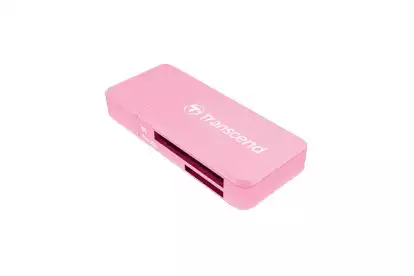 Transcend SD/microSD Card Reader, USB 3.0/3.1 Gen 1, Pink