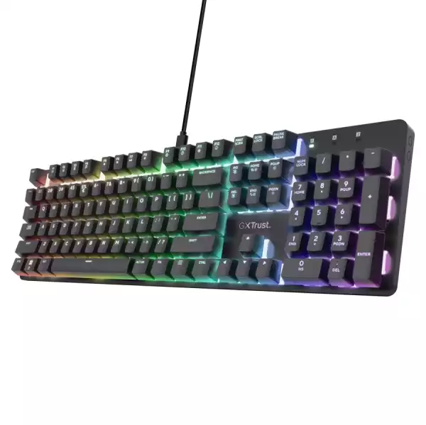 TRUST GXT 871 Zora Mechanical Gaming Keyboard - Black US