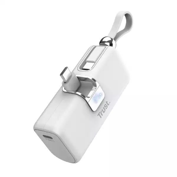 TRUST Pacto 5000 mAh Pocket Powerbank White