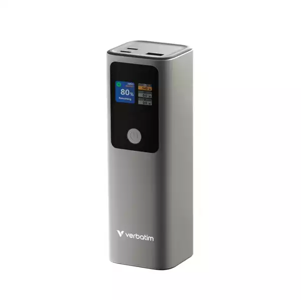 Verbatim Charge "n" Go Power Bank 27000mAh 183W Grey