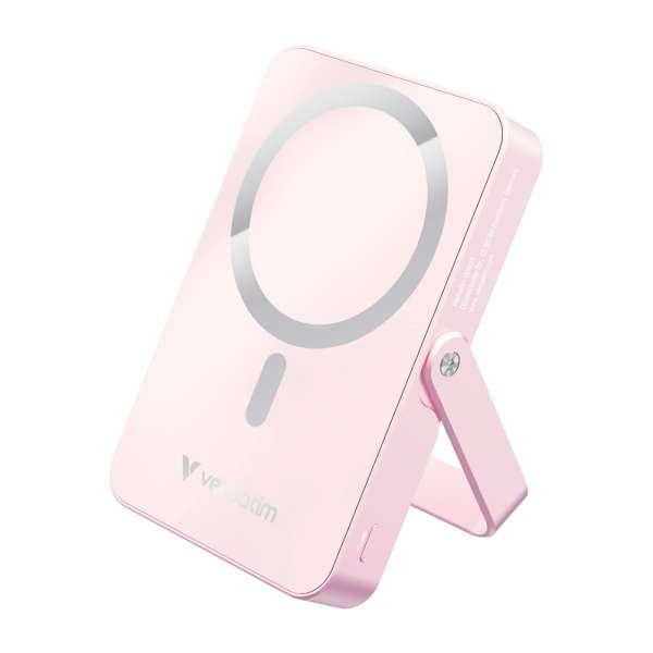 Verbatim Charge "n" Go Power Bank with Stand Magnetic Wireless 10000mAh Pink