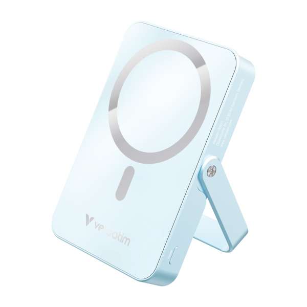 Verbatim Charge "n" Go Power Bank with Stand Magnetic Wireless 10000mAh Blue