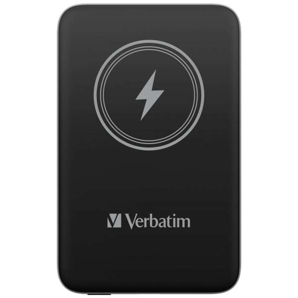 Verbatim MCP-10BK Power Pack 10000 mAh with UBS-C PD 20W / Magnetic Wireless Charging 15W Black
