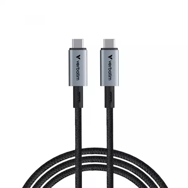 Verbatim Sync & Charge USB-C to USB-C 240W 40 Gbps 120 cm