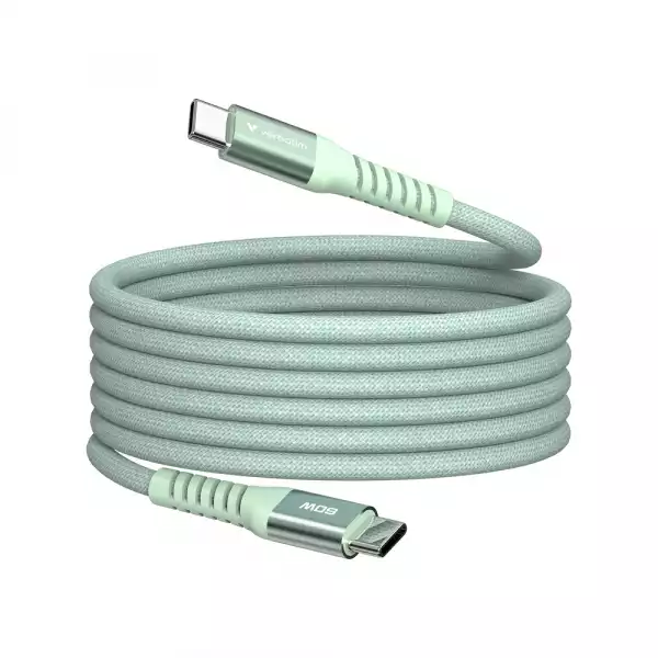 Verbatim Sync & Charge USB-C to USB-C 60W Magnetic 120 cm - Green