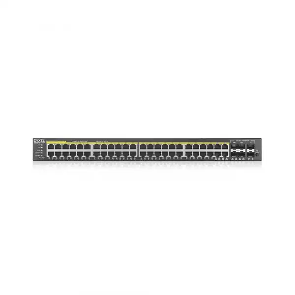 ZyXEL GS2220-50HP, EU region, 48-port GbE L2 PoE Switch with GbE Uplink (1 year NCC Pro pack license bundled) ZyXEL GS2220-50HP, EU region, 48-port GbE L2 PoE Switch with GbE Uplink (1 year NCC Pro pack license bundled)
