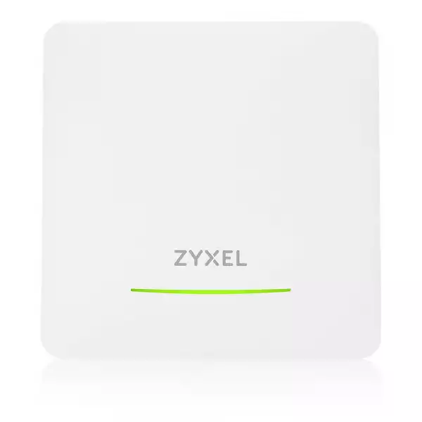 ZyXEL NWA50BEPRO, BE6500, (2.4GHz: 2x2:2, 5GHz or 6GHz: 2x2:2) MU-MIMO, Dual Radio 2.4 and 5 or 6GHz, 1 x 2.5G LAN Ports, PoE+ (802.3at), Standalone/Nebula Cloud Including Power Adapter