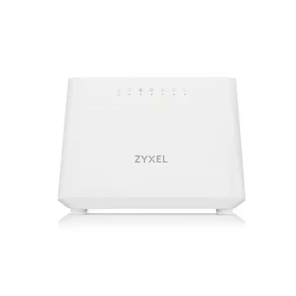 ZyXEL WiFi 6 AX1800 VDSL2 IAD 5-port Super Vectoring Gateway (upto 35B) and USB with Easy Mesh Support + Lanberg patch cord CAT.6 FTP 3m, red