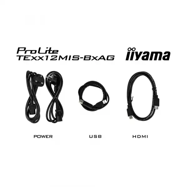 Дисплей IIYAMA TE8612MIS-B4AG, 85.6" IPS panel, Google EDLA, AG, UHD 3840 x 2160, 400cd/m2, 1200:1, 6.5ms, PureTouch- IR, VGA, 2x HDMI, DP, 2x USB-C, RS232c, 2x LAN, 4x USB, HDMI out, IR, Speakers, Octa Core, 8GB, 128GB, Android 14, WiFi-6, BT, iiWare 13E, OPS slot, VESA, Black