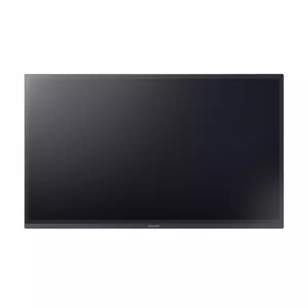 Дисплей SHARP 60005933 PN-LA752, 75", IPS Panel, AG, InGlass M5 touch technology, 4K UHD 3840x2160, 500cd/m2, 1200:1,8ms, 24/7, Face Up, Portrait, 2x HDMI. DP, USB-C, LAN, 2x USB, HDMI Out, DP Out, PiP/PbP, SDM Slot, CM Slot, VESA, Black