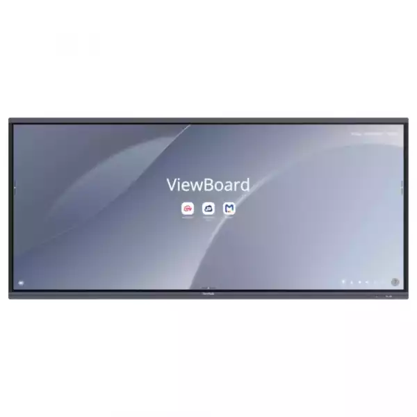 Дисплей ViewSonic IFP92UW, 92", TFT LED panel, 21:9, AG, AF, WUHD 5120x2160, 450cd/m2, 5000:1, 6.5ms, InfraRed touch, RK3588 Octa-Core, 8GB, 128GB, Microsoft Teams Rooms Front Row, 4x HDMI, DP, RS232, LAN, 7x USB, 2x USB-C, HDMI out, OPS slot, Android 13, Speakers, VESA, Black